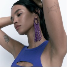 Bohemian Resort Style Handmade Beaded Earrings