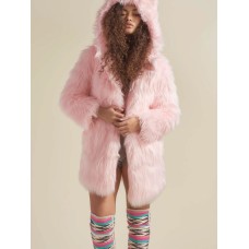 Pink Faux Fur Women's Jacket 