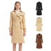 Long Trench Coat for Autumn