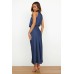 Satin sleeveless fashionable and elegant light evening dress